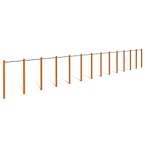 Турник InterAtletika УТ301-15 3 м 15 секций