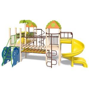 Ігровий комплекс Джунглі-2 InterAtletika T809.1