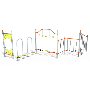 Игровой комплекс Канатный зигзаг InterAtletika LK823