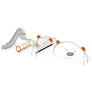 Игровой комплекс Smile 2XL с качелями InterAtletika LK624-2XL