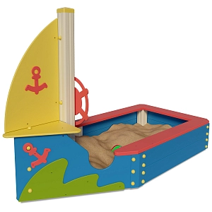 Песочный двор Лодочка InterAtletika ТЕ318