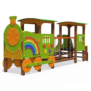 Паровозик с вагоном Лето InterAtletika T503M