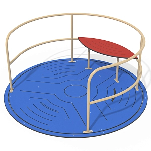 Карусель инклюзивная Сомбреро InterAtletika LK484