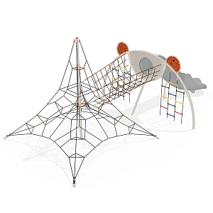 Игровой комплекс Smile с пирамидой InterAtletika LK624-P