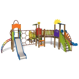 Игровой комплекс Ручеек-4 InterAtletika ТЕ705.1