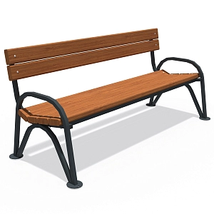 Лавка парковая InterAtletika LP035-1,7